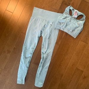 Gym Shark Leggings + Sports Bra